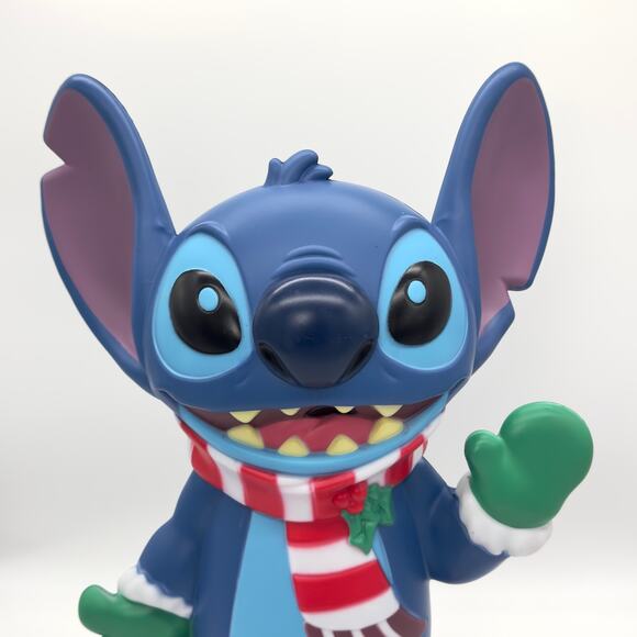 Disney Lilo & Stitch Lighted LED Christmas Holiday 22” Blow Mold NEW - Picture 8 of 8